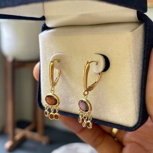 Kay Jewelers 14K Garnet Earrings